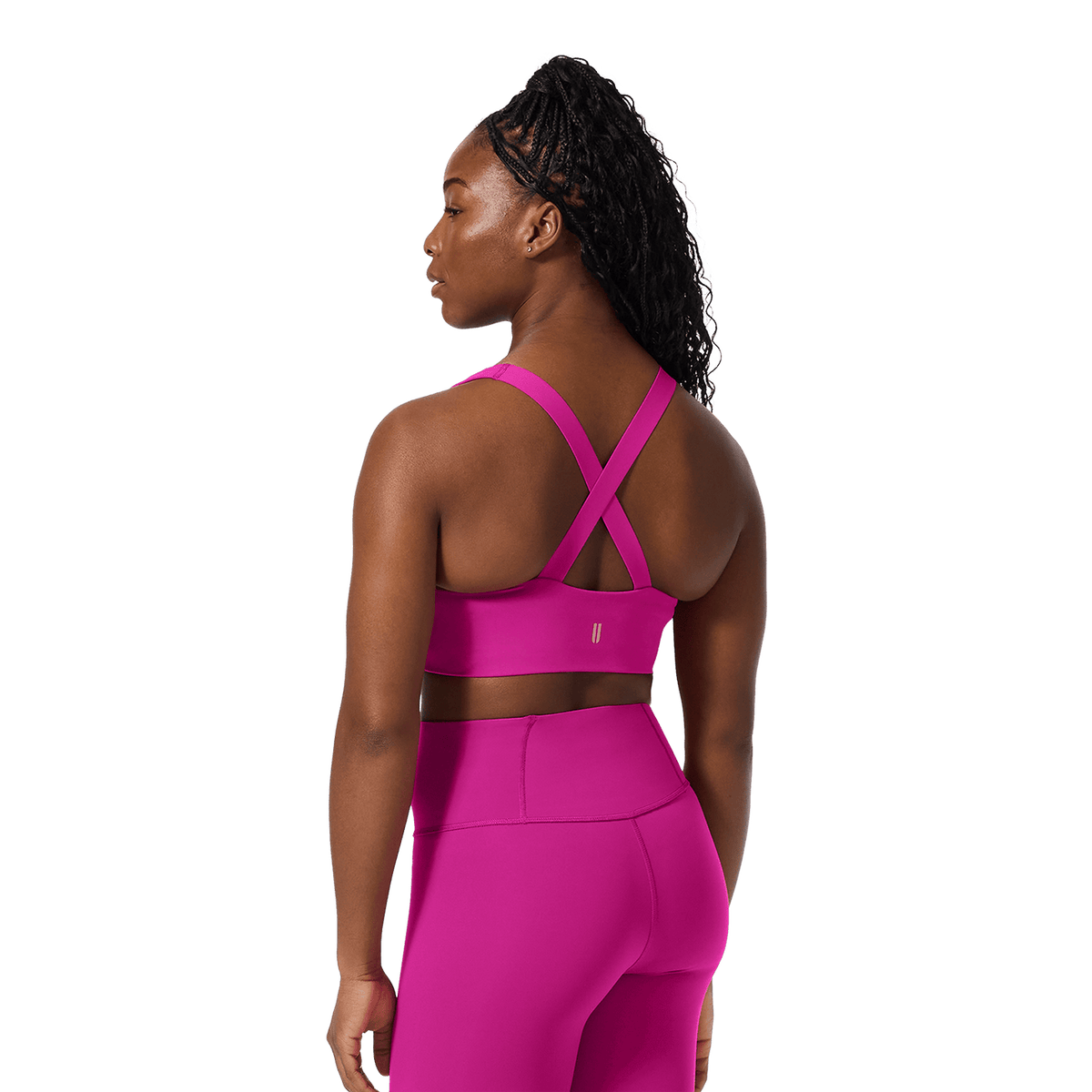 NOBULL Vivid Fuchsia NOBULL Drive Longline Sports Bra