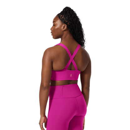 NOBULL Vivid Fuchsia NOBULL Drive Longline Sports Bra