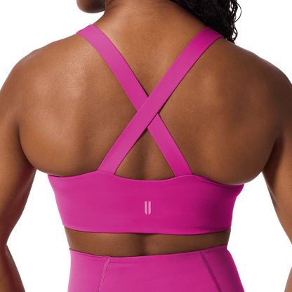 NOBULL Vivid Fuchsia NOBULL Drive Longline Sports Bra
