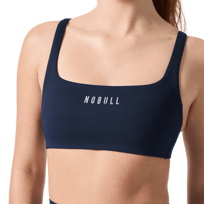 NOBULL Night Navy NOBULL Matte Square Neck Sports Bra