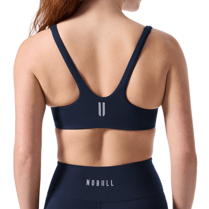 NOBULL Night Navy NOBULL Matte Square Neck Sports Bra