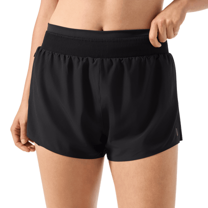 NOBULL Women's Black Drive 2-in-1 Short 3"