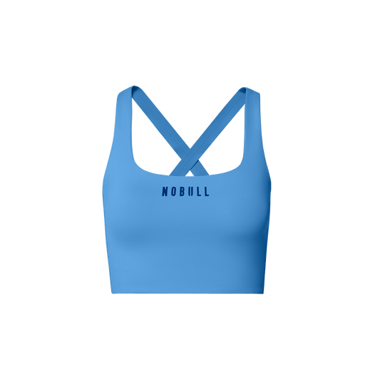 NOBULL Light Blue NOBULL Drive Longline Sports Bra