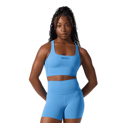 NOBULL Light Blue NOBULL Drive Longline Sports Bra