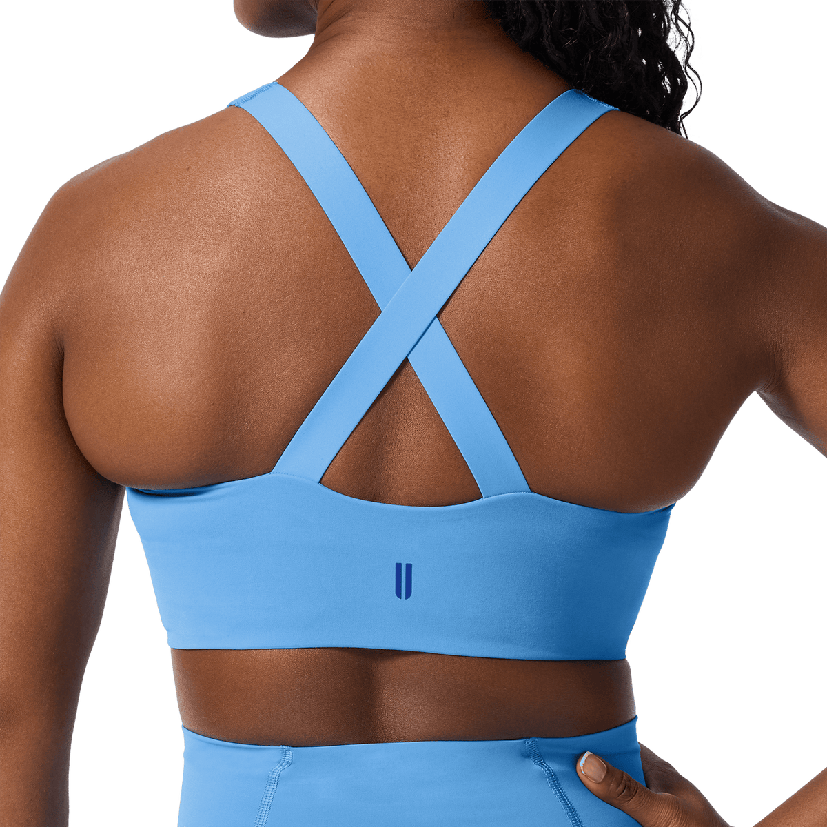 NOBULL Light Blue NOBULL Drive Longline Sports Bra