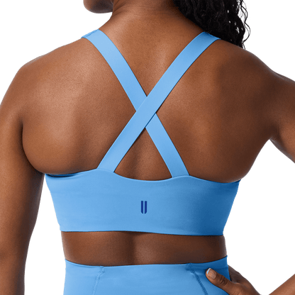 NOBULL Light Blue NOBULL Drive Longline Sports Bra