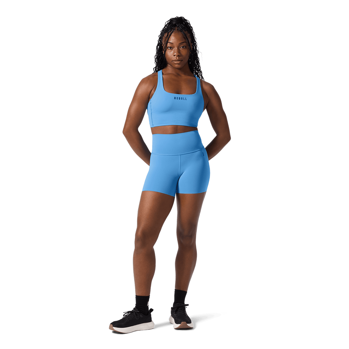 NOBULL Light Blue NOBULL Drive Longline Sports Bra