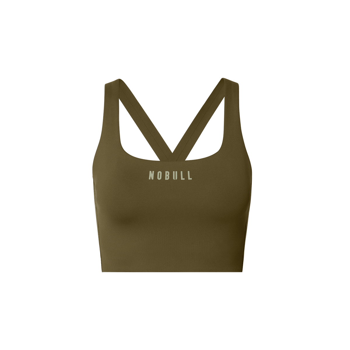 NOBULL Tactical Green NOBULL Drive Longline Sports Bra