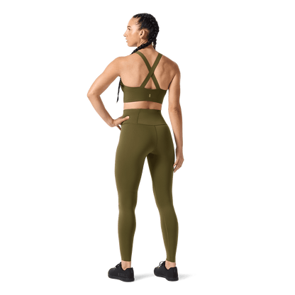 NOBULL Tactical Green NOBULL Drive Longline Sports Bra