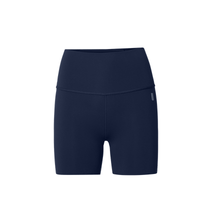 NOBULL Women's Night Navy High-Rise Drive Short 4"