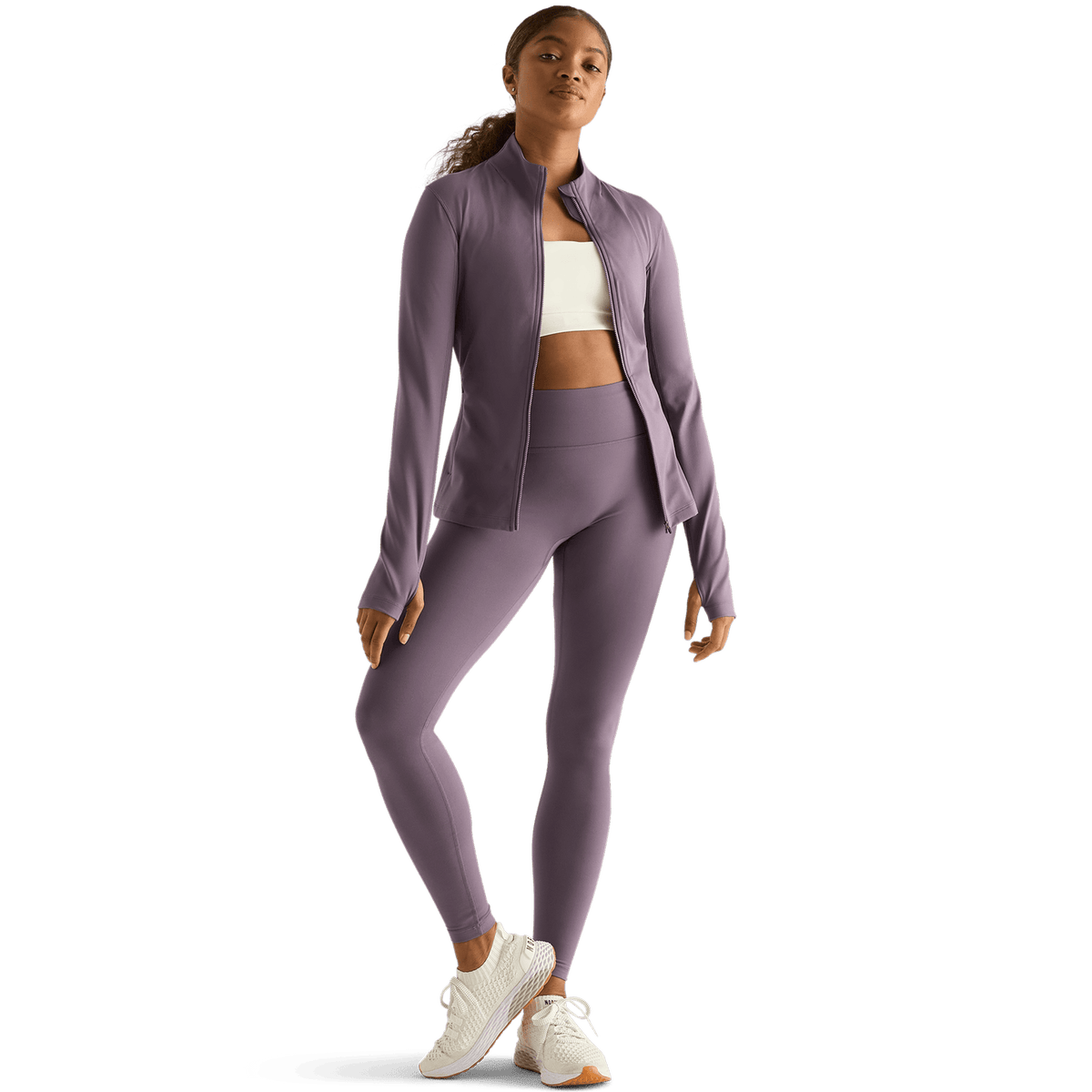 NOBULL Women's Black Plum 28" High-Rise Matte Leggings