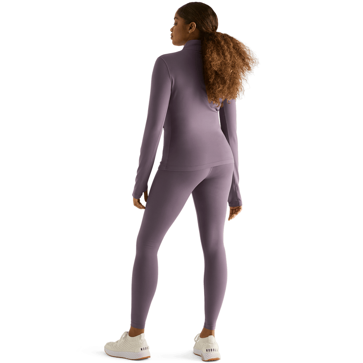NOBULL Women's Black Plum 28" High-Rise Matte Leggings