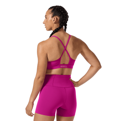 NOBULL Vivid Fuchsia Drive Thin Strap Sports Bra