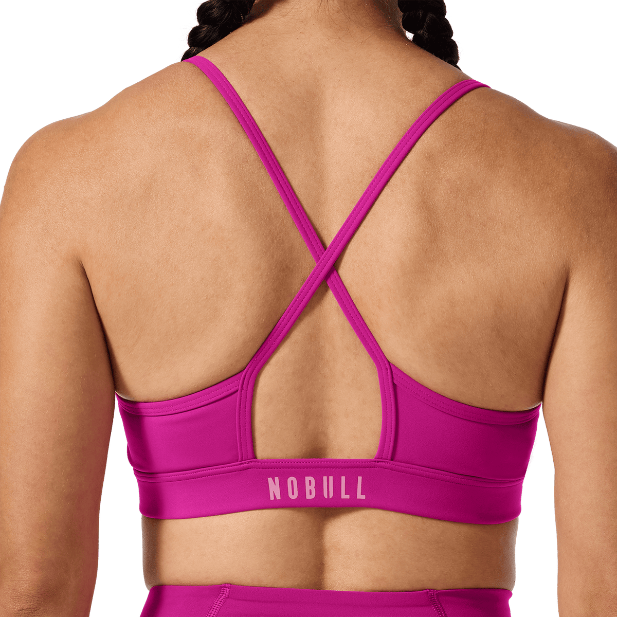 NOBULL Vivid Fuchsia Drive Thin Strap Sports Bra