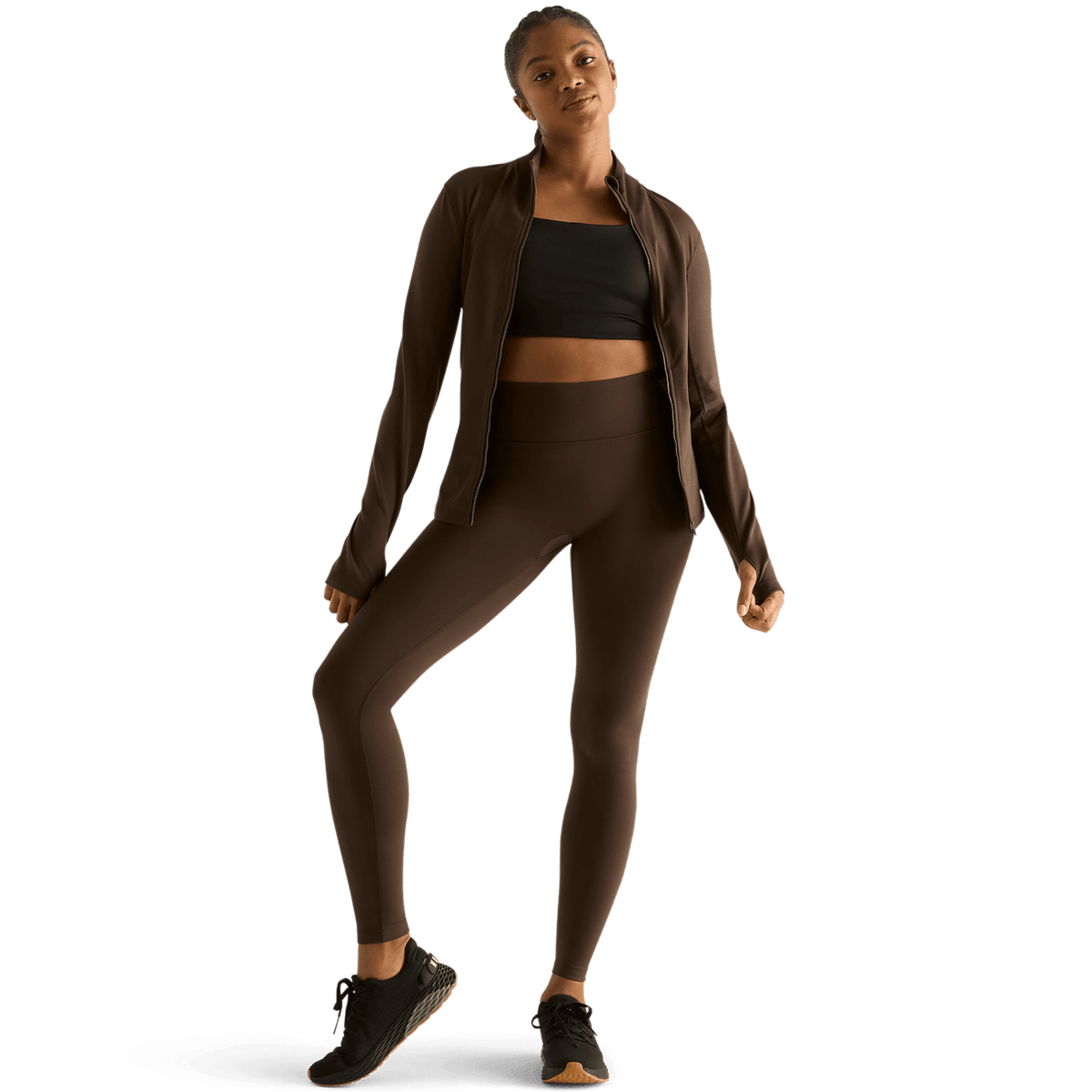 NOBULL Women's Chocolate 28" High-Rise Matte Leggings