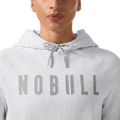 NOBULL Women's Light Grey Heather NOBULL Hoodie
