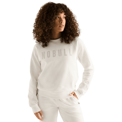 NOBULL Women's Cream NOBULL Crew