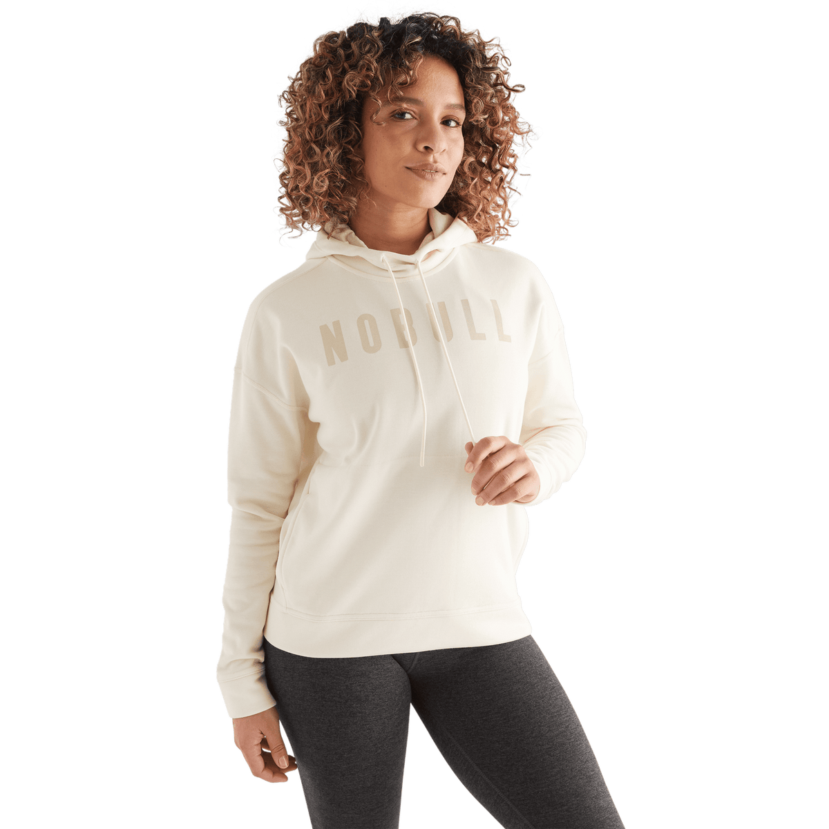 NOBULL Women's Ivory NOBULL Hoodie