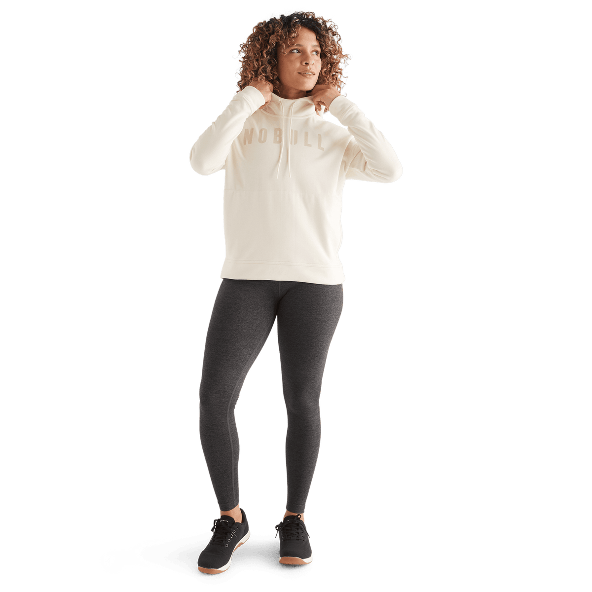 NOBULL Women's Ivory NOBULL Hoodie