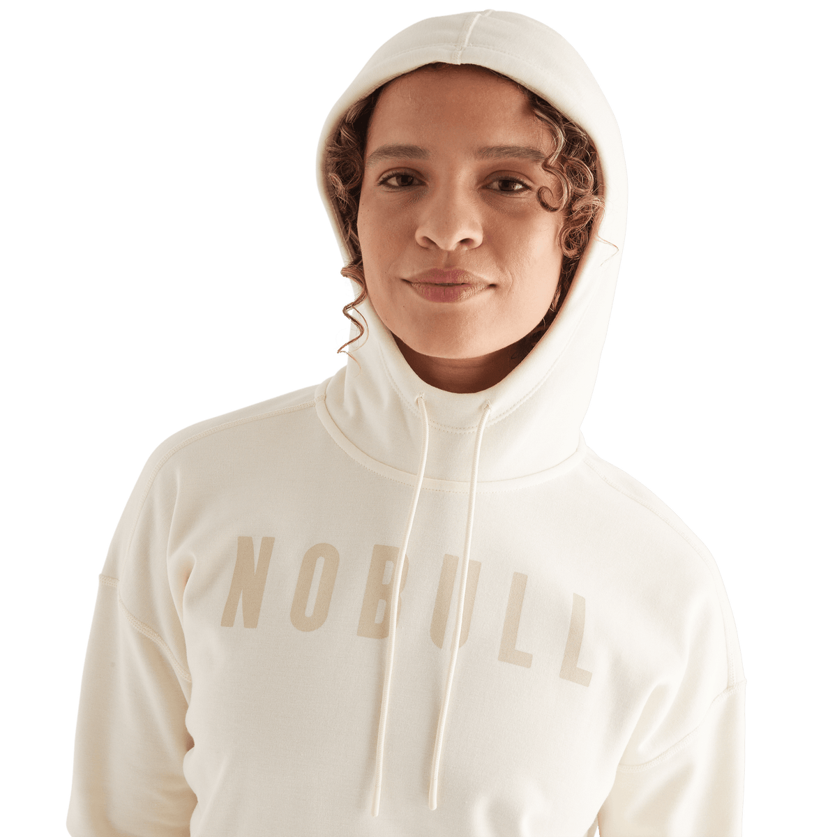 NOBULL Women's Ivory NOBULL Hoodie