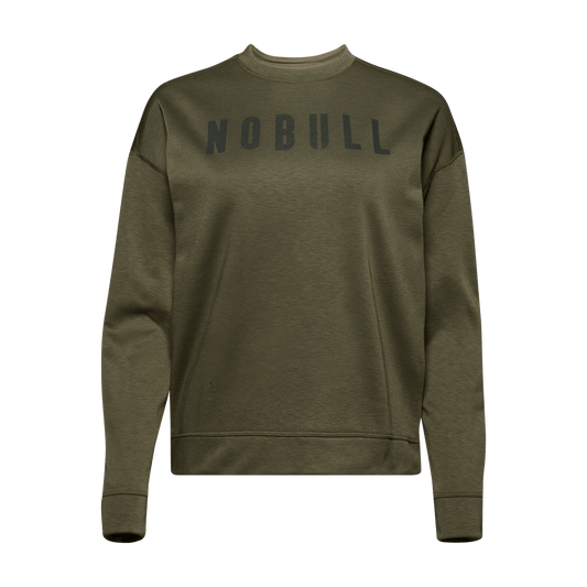 NOBULL Women's Army Green NOBULL Crew Sweatshirt