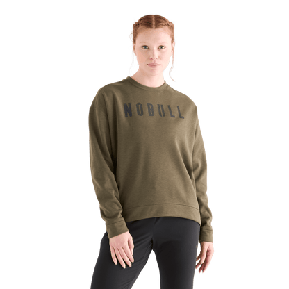 NOBULL Women's Army Green NOBULL Crew Sweatshirt