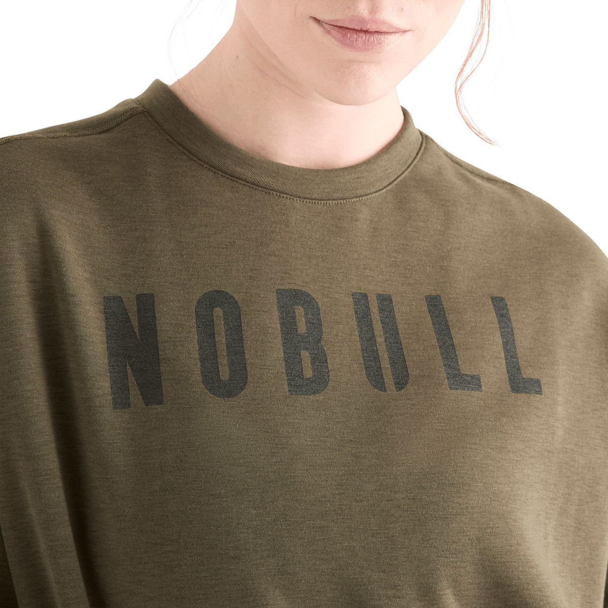 NOBULL Women's Army Green NOBULL Crew Sweatshirt