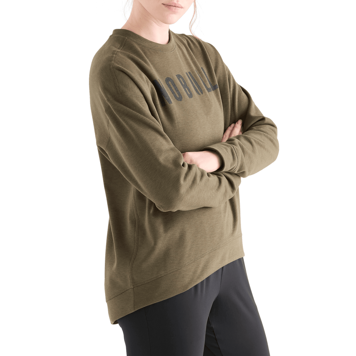 NOBULL Women's Army Green NOBULL Crew Sweatshirt