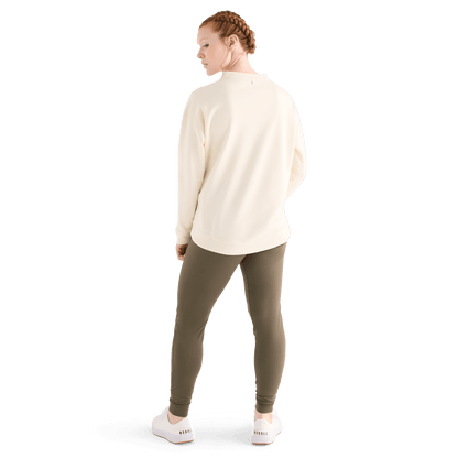NOBULL Women's Ivory NOBULL Crew Sweatshirt
