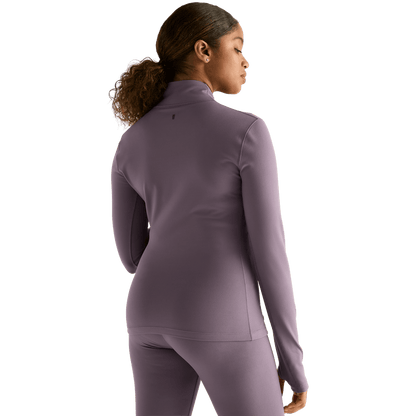 NOBULL Women's Black Plum Matte Zip-Up Jacket