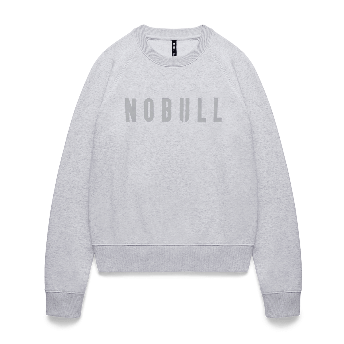NOBULL Women's Light Grey Heather NOBULL Crew