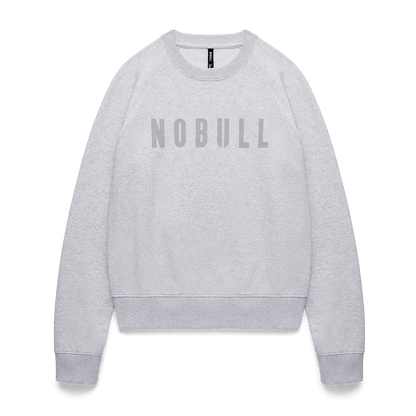 NOBULL Women's Light Grey Heather NOBULL Crew