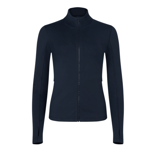 NOBULL Women's Night Navy Matte Zip-Up Jacket