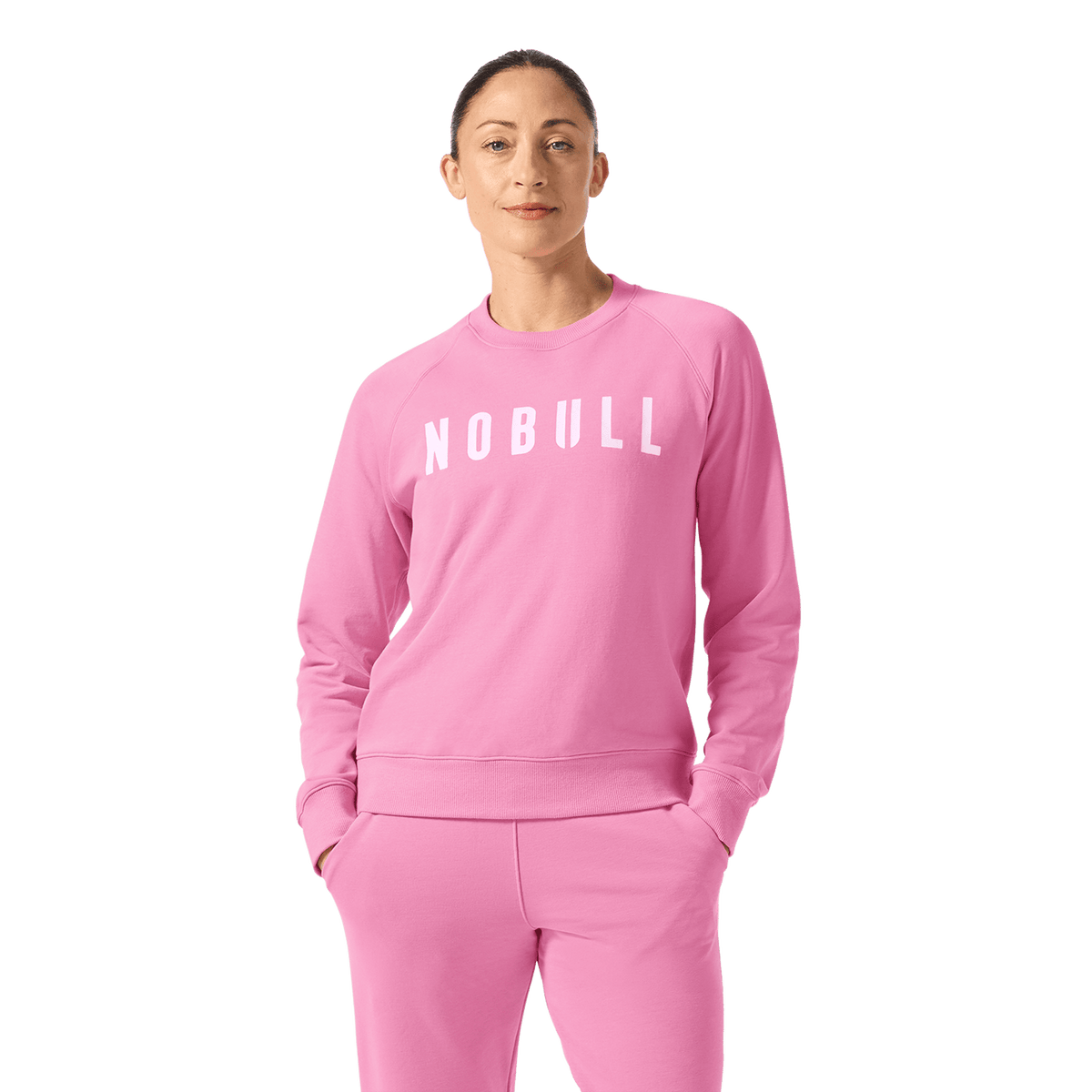 NOBULL Women's Soft Pink NOBULL Crew