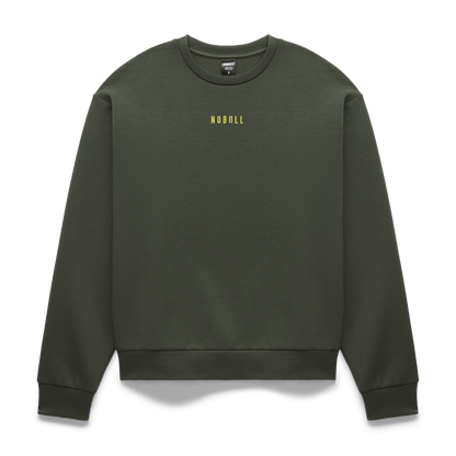 NOBULL Women's Dark Army Elements Crew Sweatshirt
