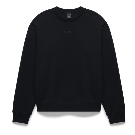 NOBULL Women's Black Elements Crew Sweatshirt