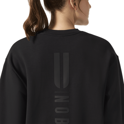 NOBULL Women's Black Elements Crew Sweatshirt