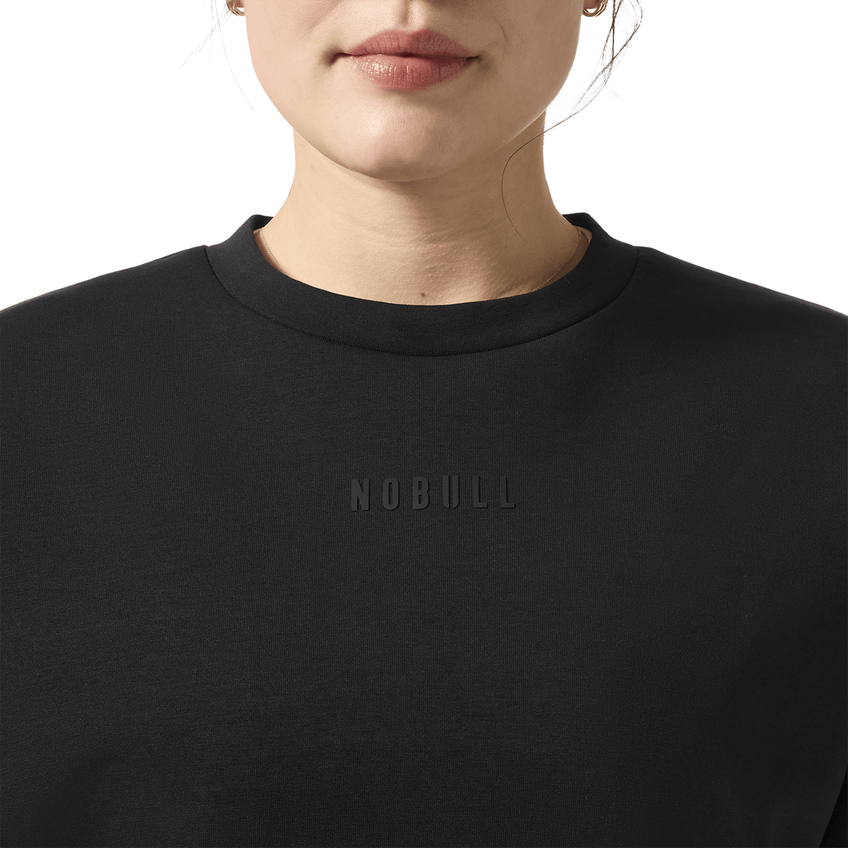 NOBULL Women's Black Elements Crew Sweatshirt