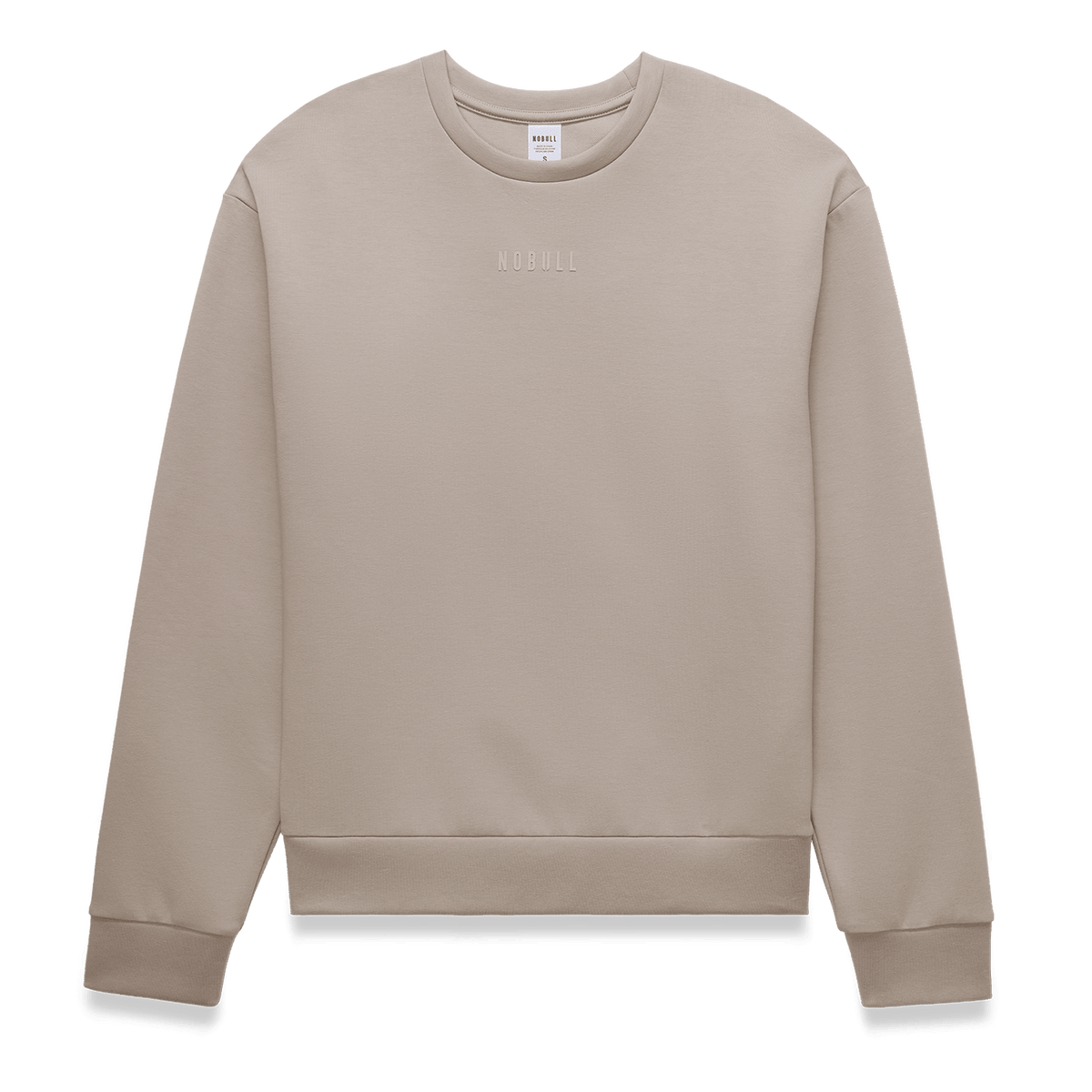 NOBULL Women's Taupe Elements Crew Sweatshirt