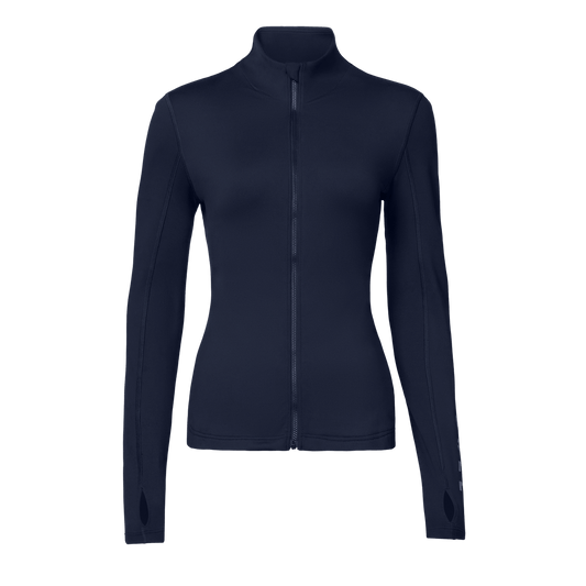 NOBULL Women's Night Navy NOBULL Matte Zip-Up Jacket