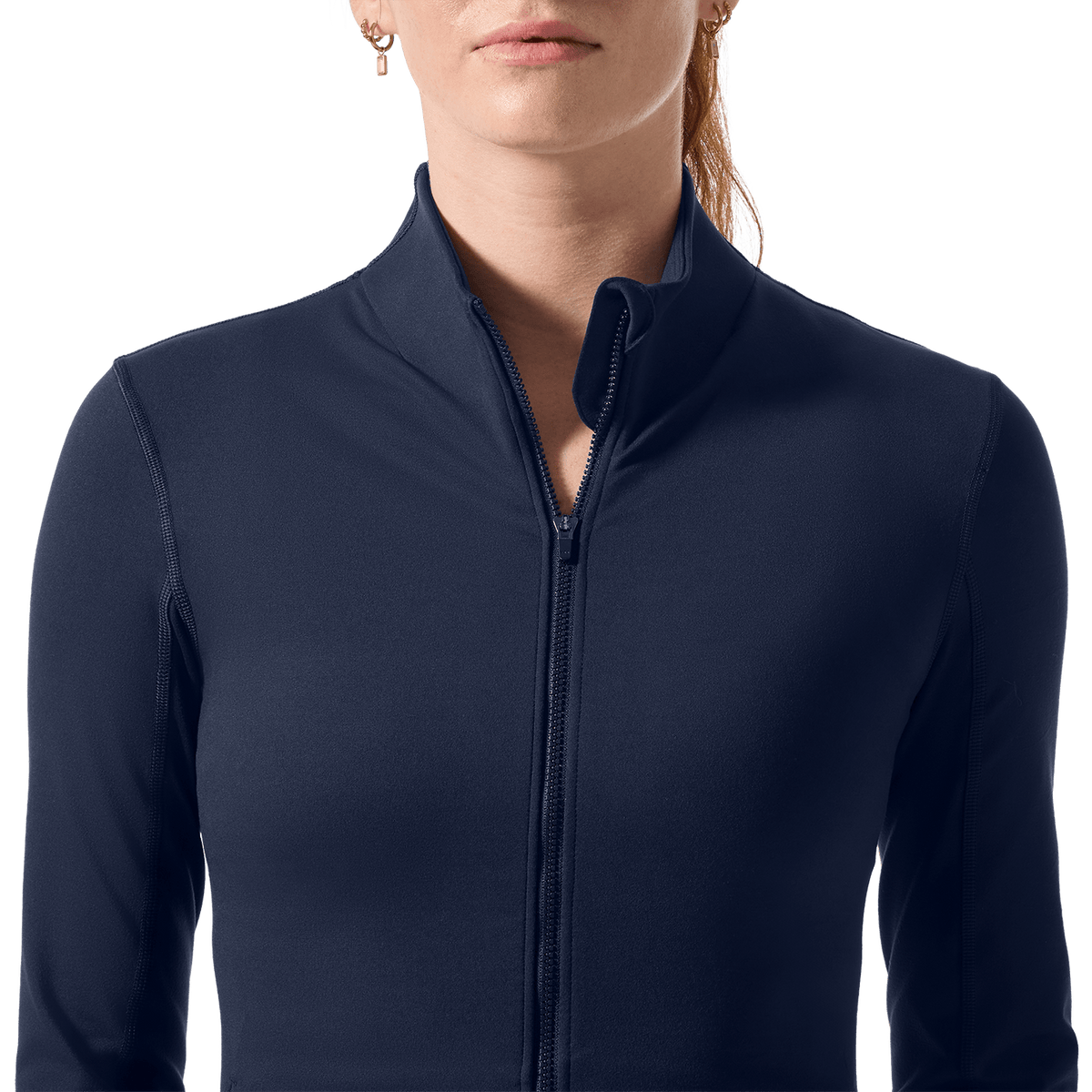 NOBULL Women's Night Navy NOBULL Matte Zip-Up Jacket