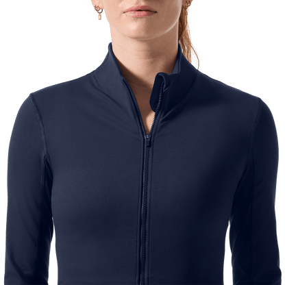 NOBULL Women's Night Navy NOBULL Matte Zip-Up Jacket