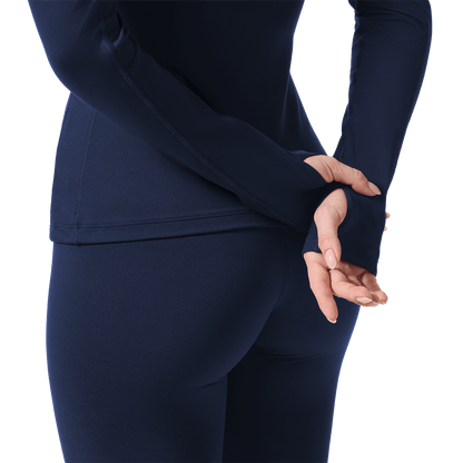 NOBULL Women's Night Navy NOBULL Matte Zip-Up Jacket