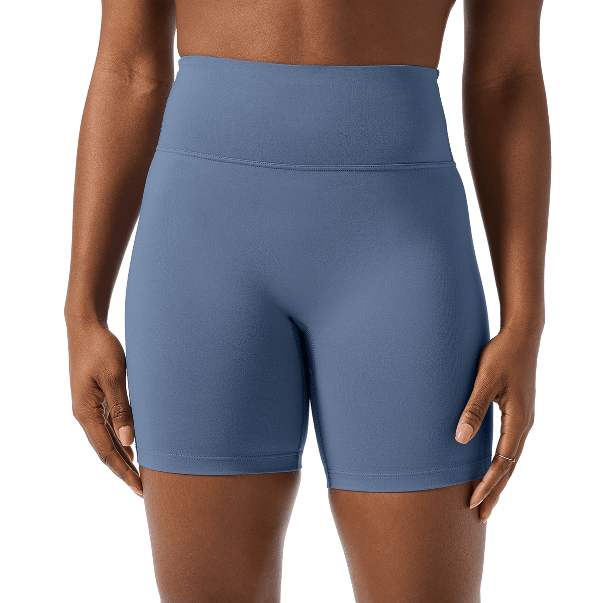 NOBULL Women's Dusty Blue U High-Rise Matte Short 6"