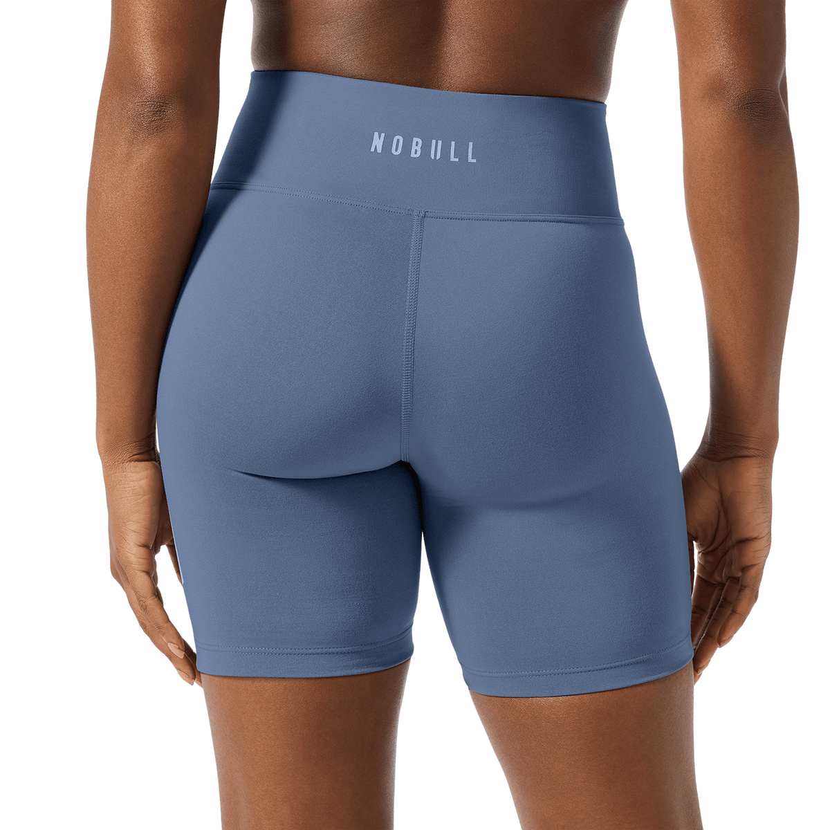 NOBULL Women's Dusty Blue U High-Rise Matte Short 6"