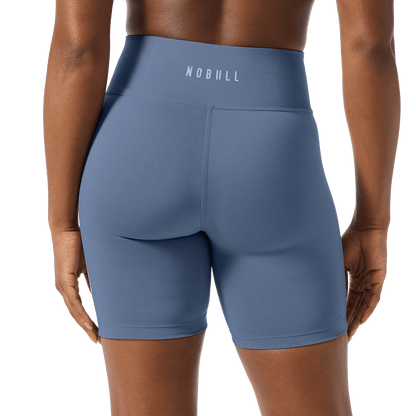 NOBULL Women's Dusty Blue U High-Rise Matte Short 6"