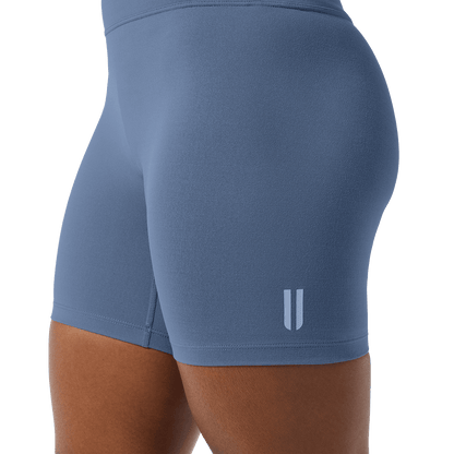 NOBULL Women's Dusty Blue U High-Rise Matte Short 6"