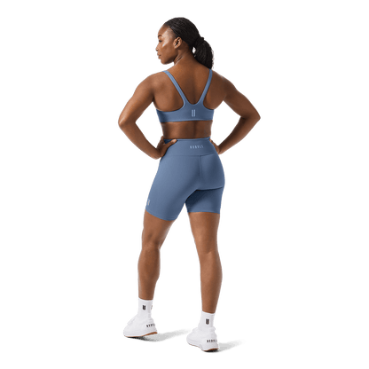 NOBULL Women's Dusty Blue U High-Rise Matte Short 6"