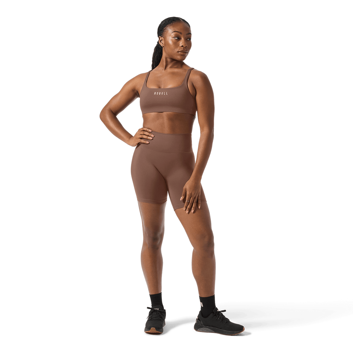 NOBULL Women's Acorn U High-Rise Matte Short 6"