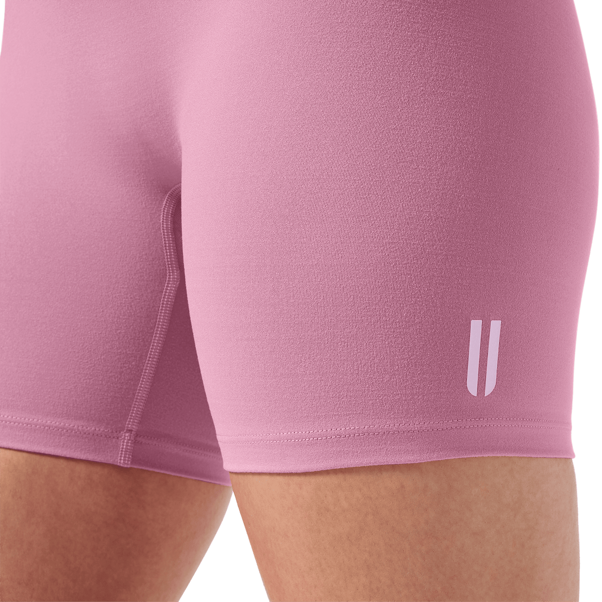 NOBULL Women's Soft Pink U High-Rise Matte Short 6"